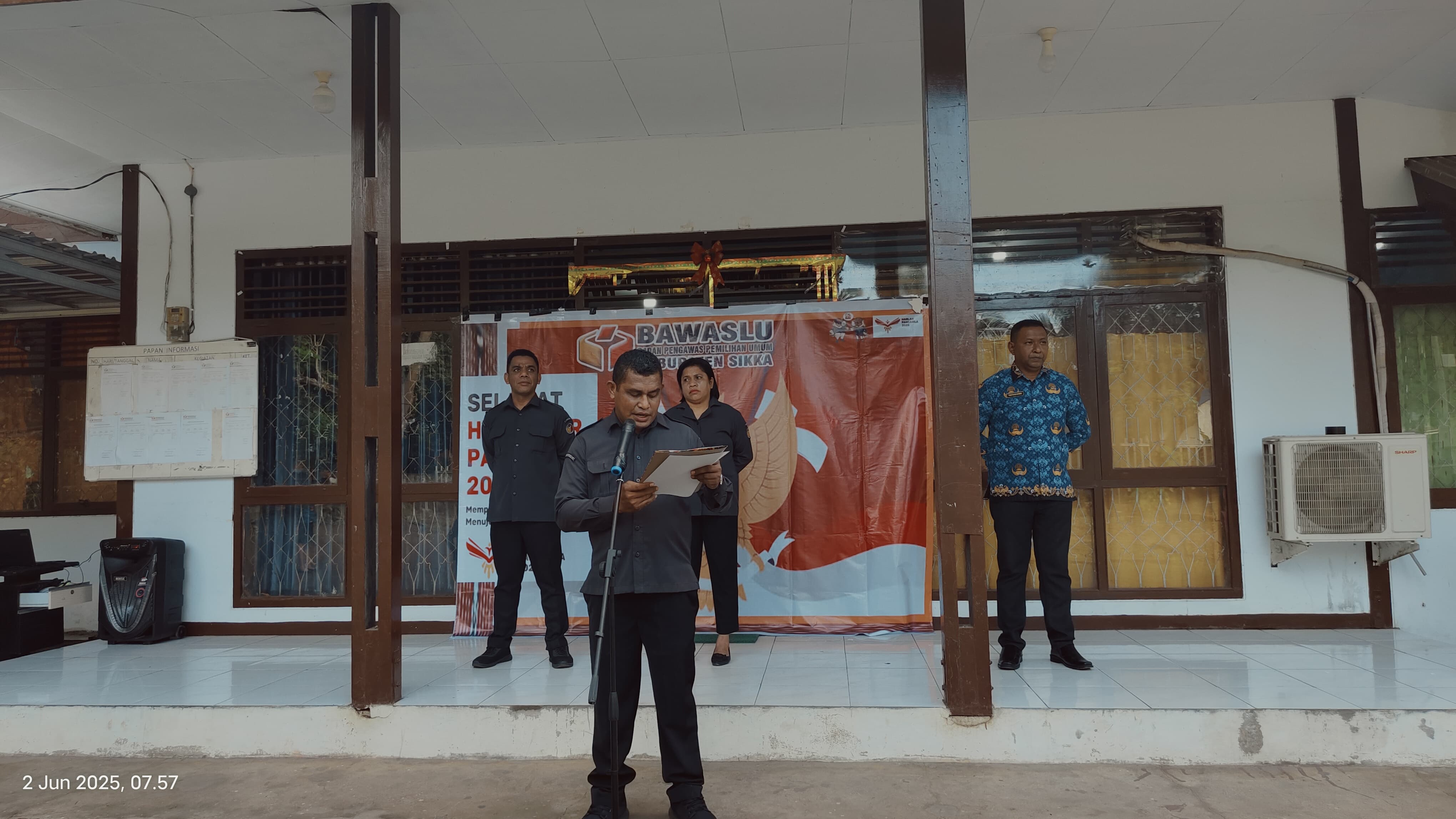 Upacara Memperingati Hari  Lahir Pancasila