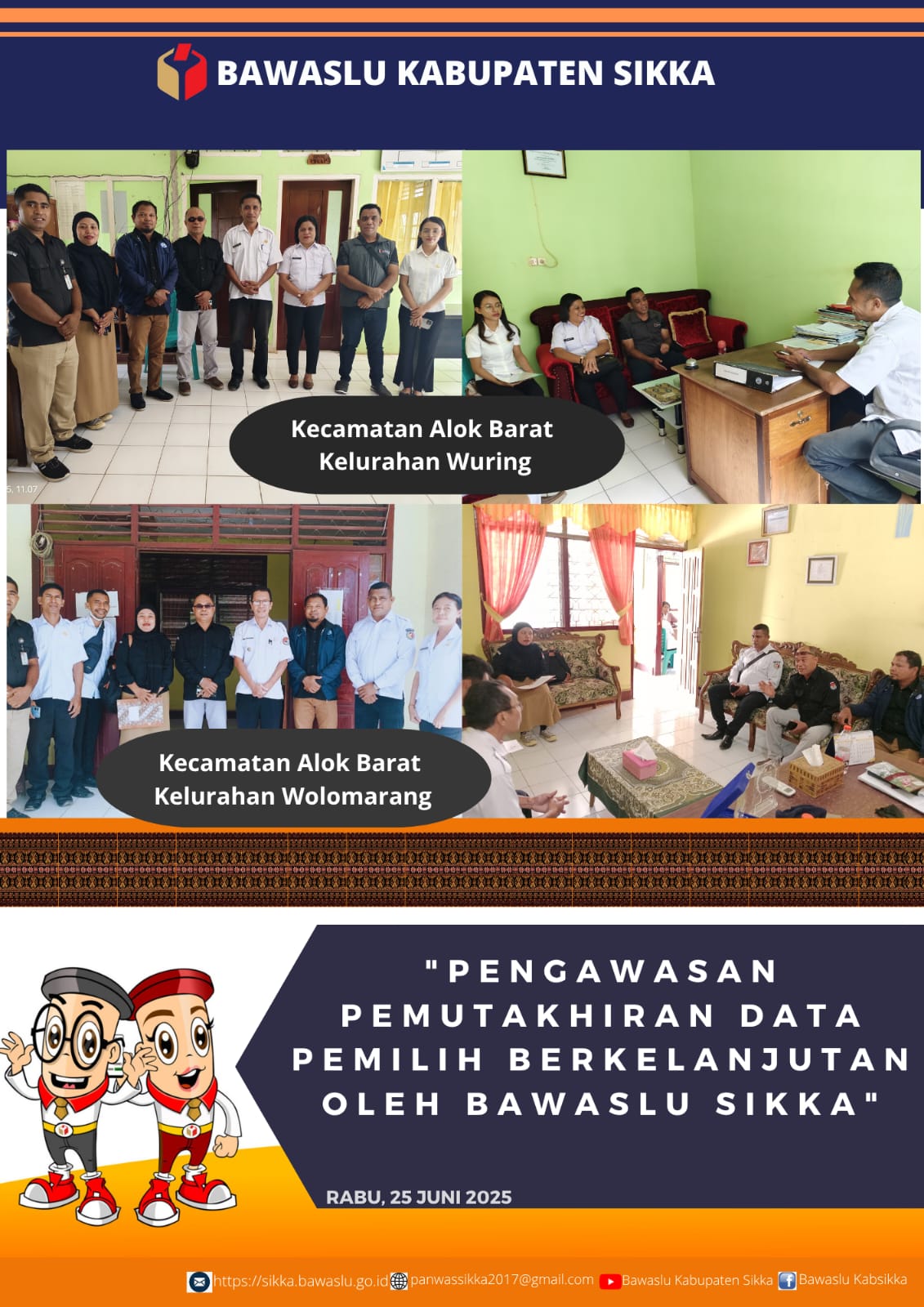 Pengawasan Bawaslu Uji Petik PDPB