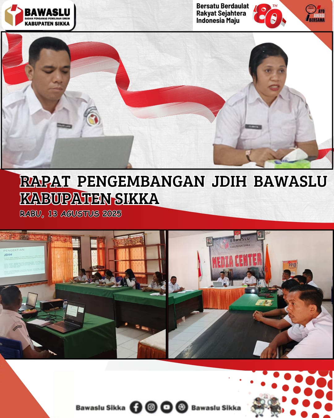 Rapat Pengembangan JDIH Bawaslu Sikka