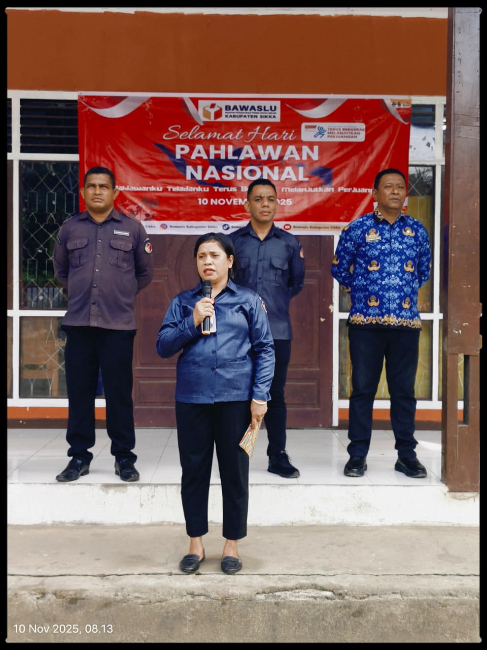 Bawaslu Sikka Peringati Hari Pahlawan 2025