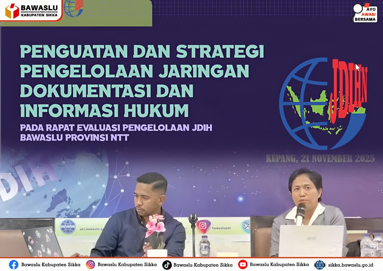 Evaluasi JDIH Tingkat Bawaslu NTT
