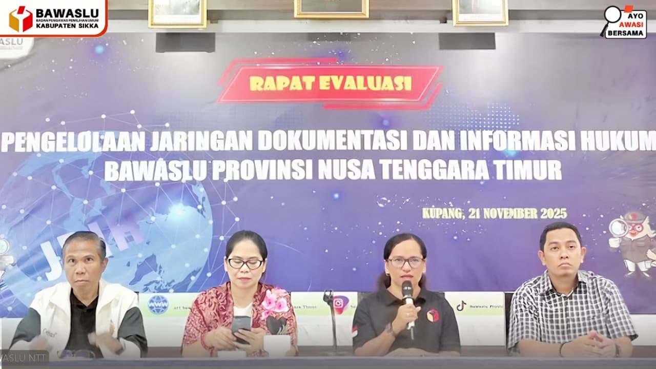 Kegiatan Evaluasi JDIH bws sikka