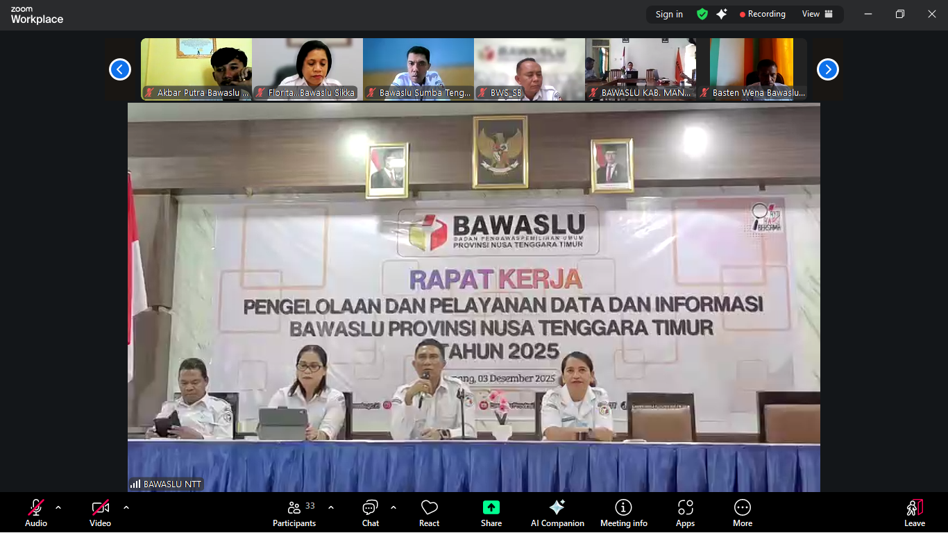 Rapat Kerja Pelayanan Data dan Informasi Tahun 2025