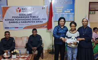 SOSIALISASI PENGAWASAN PEMILU KEPADA PENYANDANG DISABILITAS 