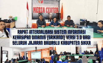 Rapat Internalisasi system Informasi Kearsipan