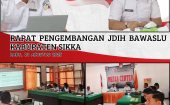 Rapat Pengembangan JDIH Bawaslu Sikka
