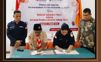Penandatanganan MoU Bawaslu Sikka
